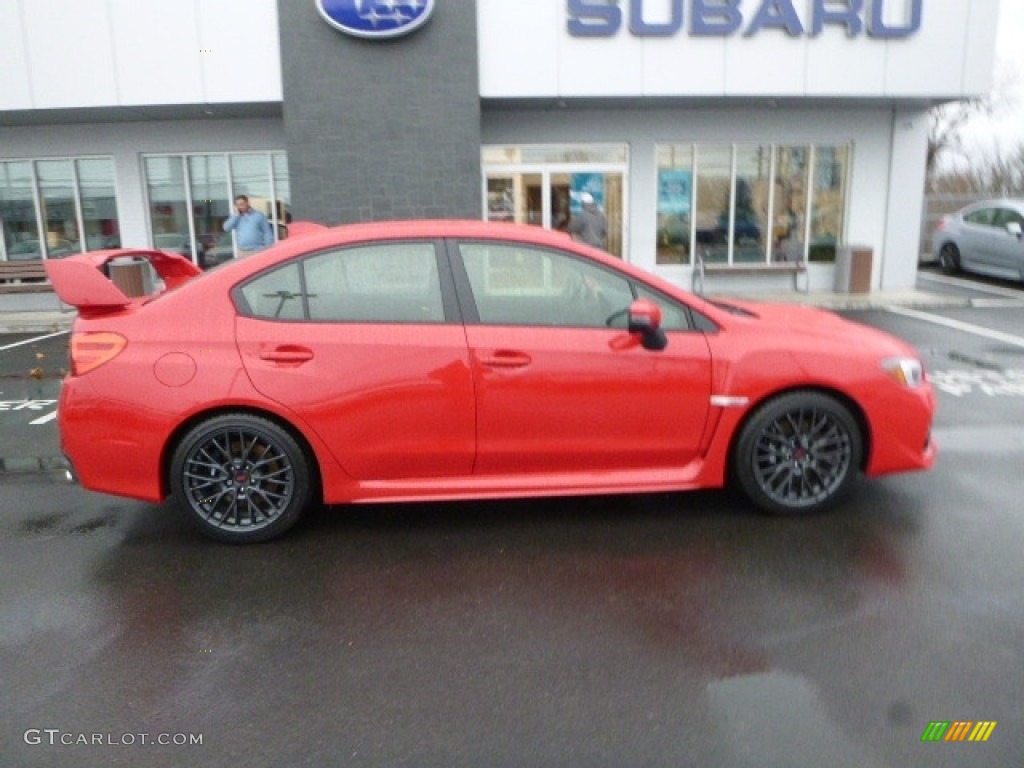 Pure Red 2017 Subaru WRX STI Exterior Photo #117393509
