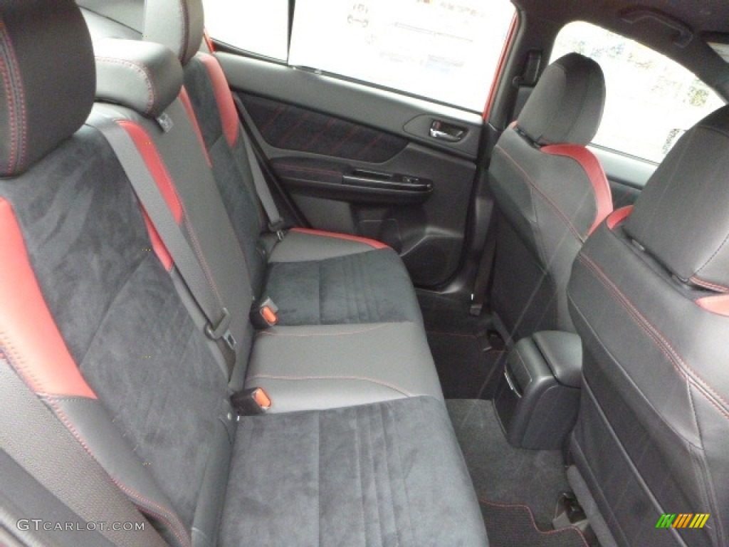 Carbon Black Interior 2017 Subaru WRX STI Photo #117393575