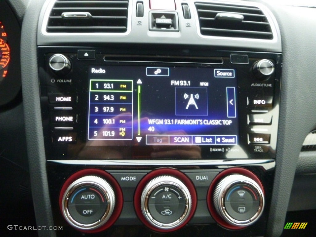 2017 Subaru WRX STI Controls Photo #117393797