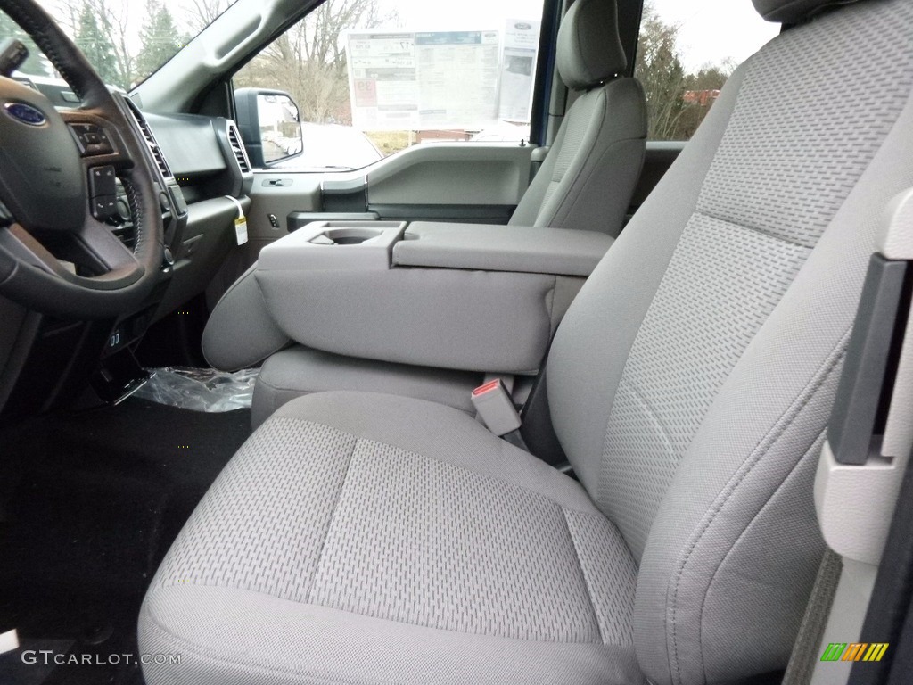 2017 F150 XLT SuperCab 4x4 - Lightning Blue / Earth Gray photo #6