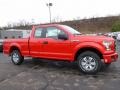 2017 Race Red Ford F150 XL SuperCab 4x4  photo #1