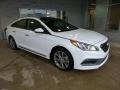 Quartz White Pearl 2017 Hyundai Sonata Limited Exterior