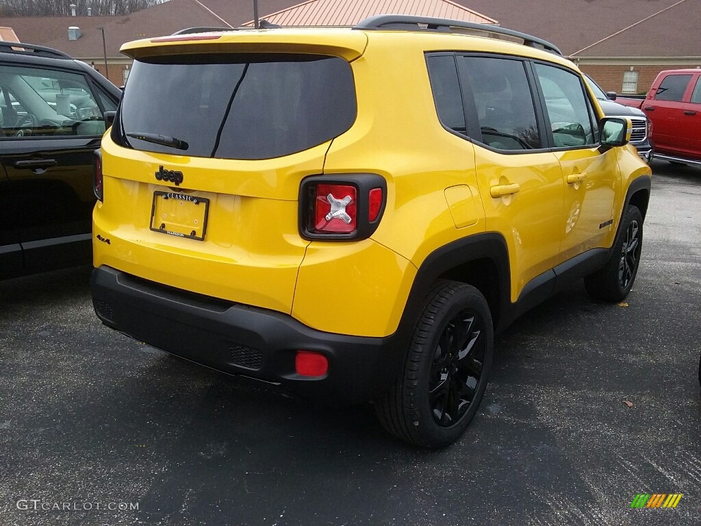 2017 Renegade Latitude 4x4 - Solar Yellow / Black photo #2