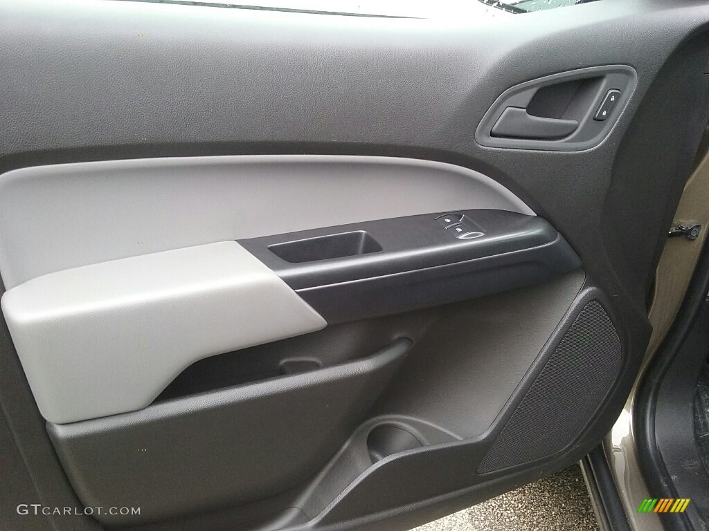 2017 GMC Canyon Extended Cab 4x4 Jet Black/­Dark Ash Door Panel Photo #117397076