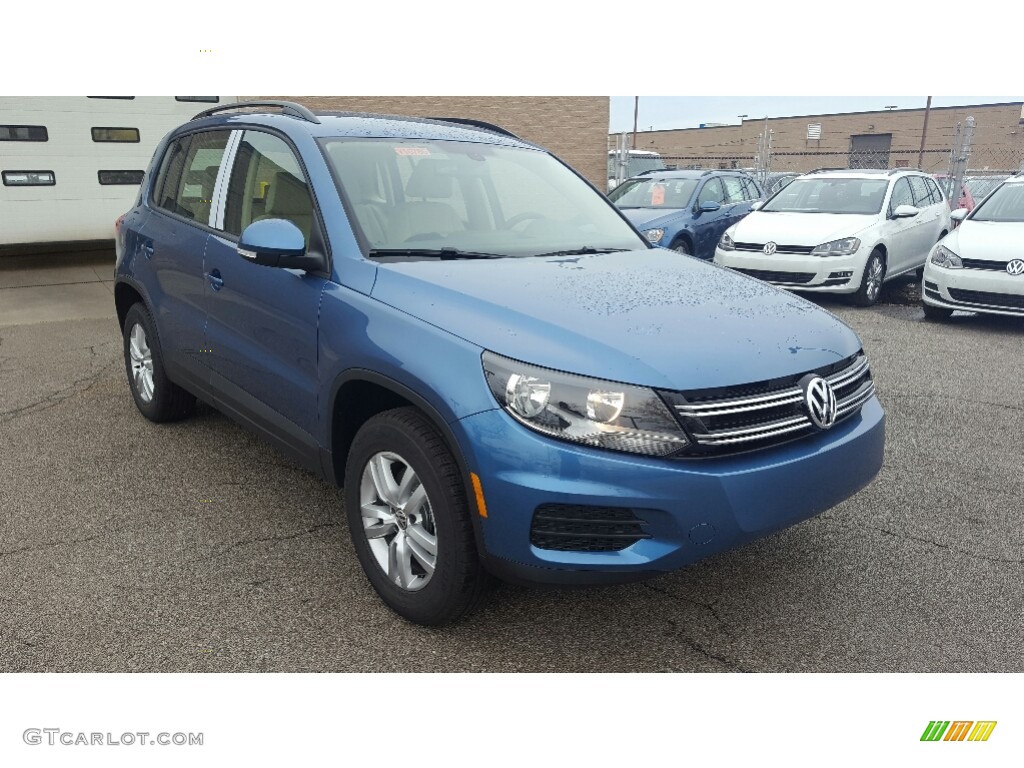 Pacific Blue Metallic 2017 Volkswagen Tiguan S Exterior Photo #117397709