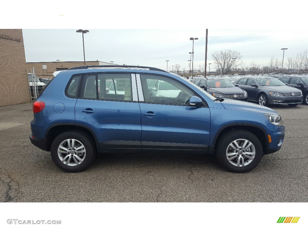 Pacific Blue Metallic 2017 Volkswagen Tiguan S Exterior Photo #117397739