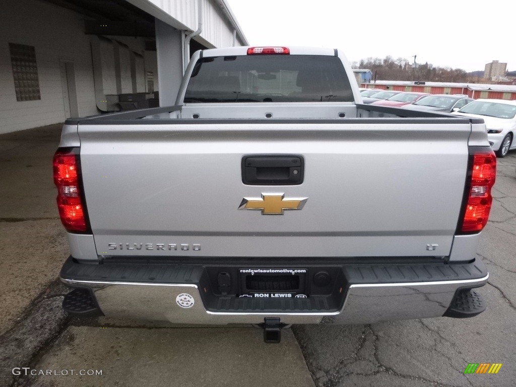 2017 Silverado 1500 LT Double Cab 4x4 - Silver Ice Metallic / Jet Black photo #4