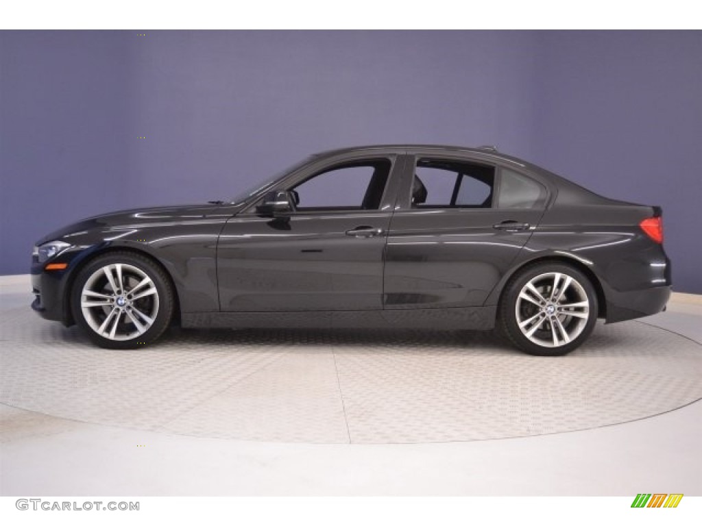 2014 3 Series 328d Sedan - Black Sapphire Metallic / Black photo #4