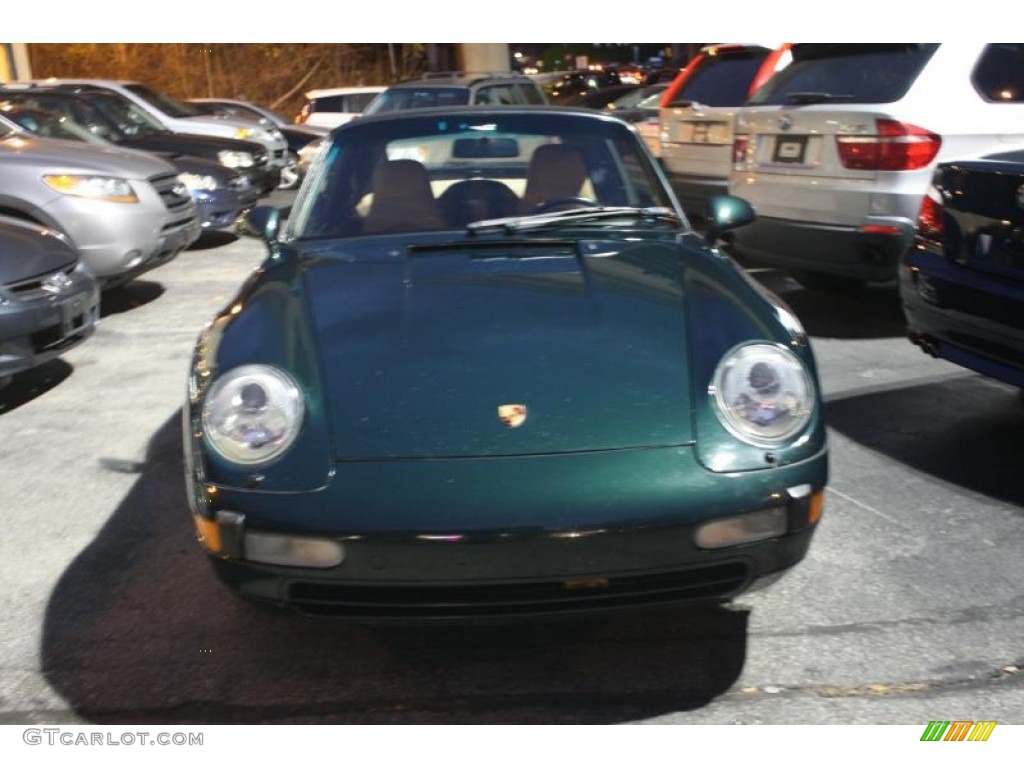 1997 911 Carrera Cabriolet - Forest Green Metallic / Cashmere photo #2