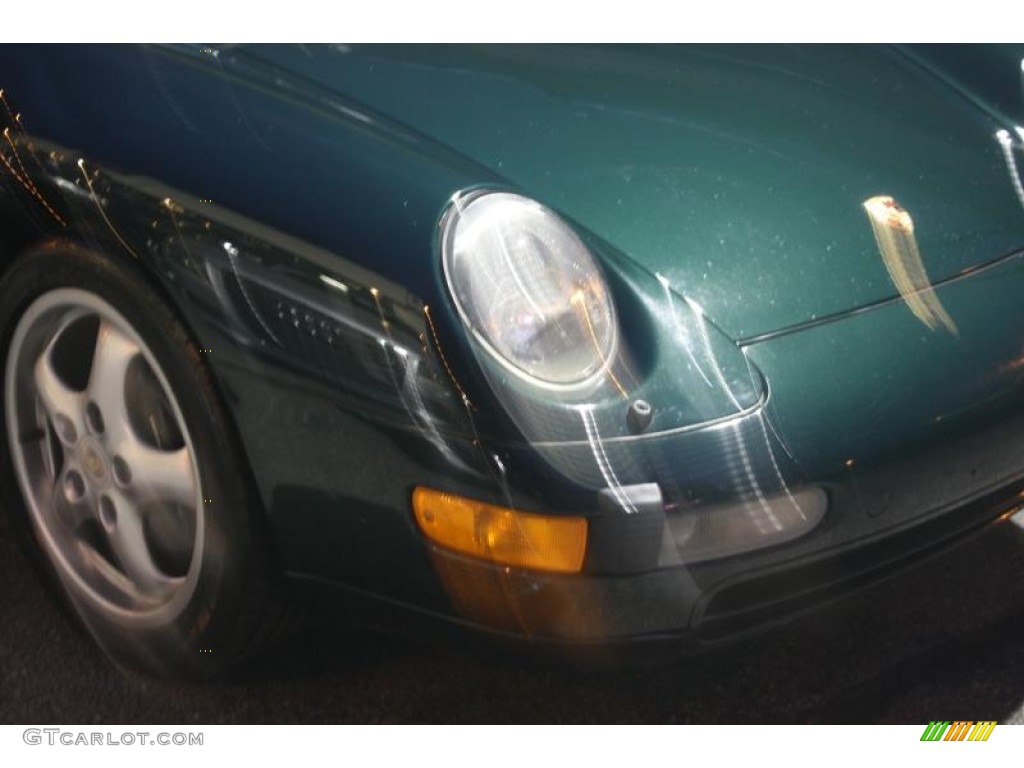 1997 911 Carrera Cabriolet - Forest Green Metallic / Cashmere photo #4