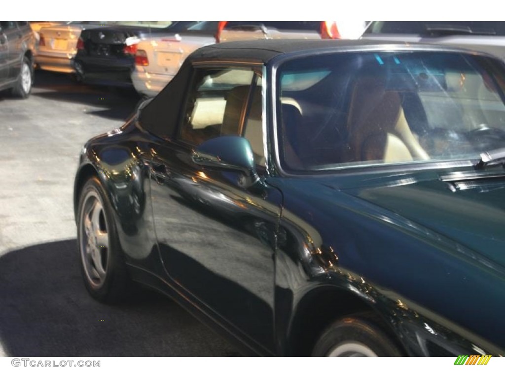 1997 911 Carrera Cabriolet - Forest Green Metallic / Cashmere photo #5