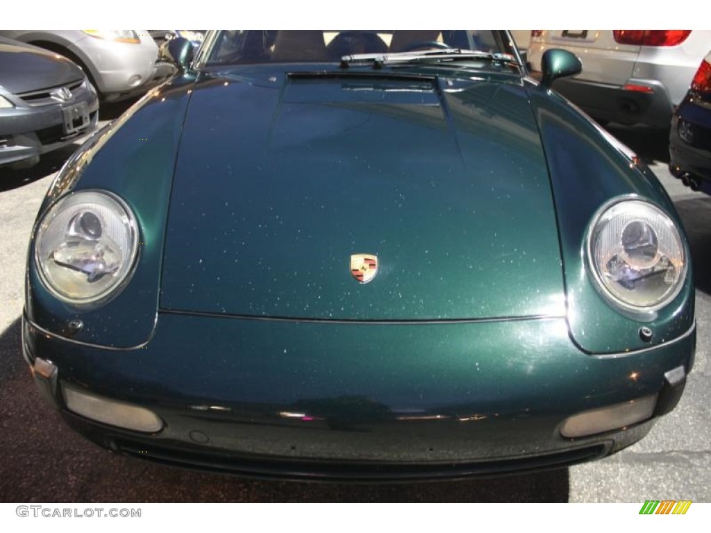 1997 911 Carrera Cabriolet - Forest Green Metallic / Cashmere photo #6