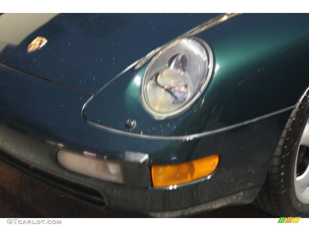 1997 911 Carrera Cabriolet - Forest Green Metallic / Cashmere photo #8