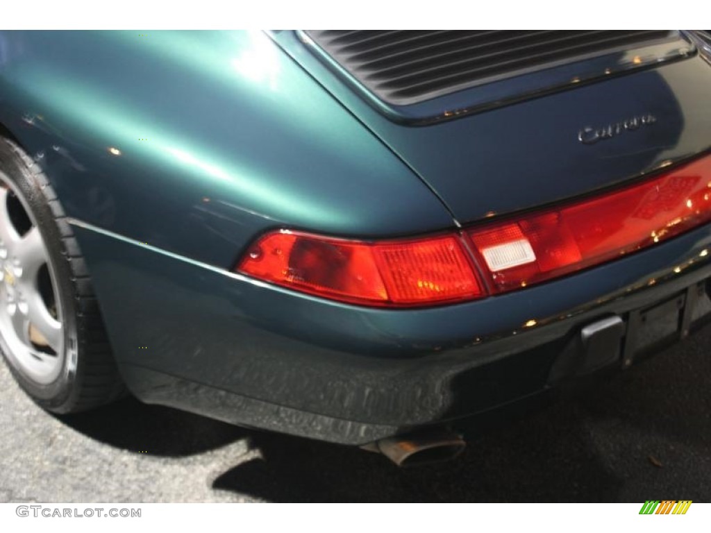 1997 911 Carrera Cabriolet - Forest Green Metallic / Cashmere photo #11