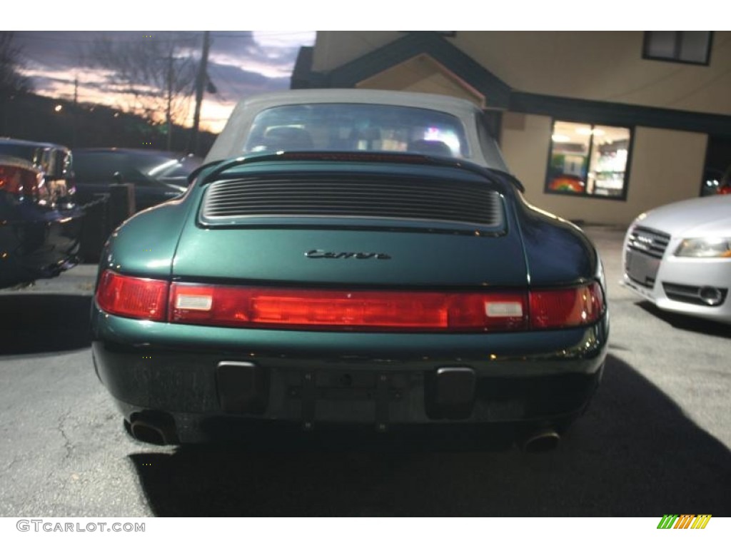 1997 911 Carrera Cabriolet - Forest Green Metallic / Cashmere photo #15