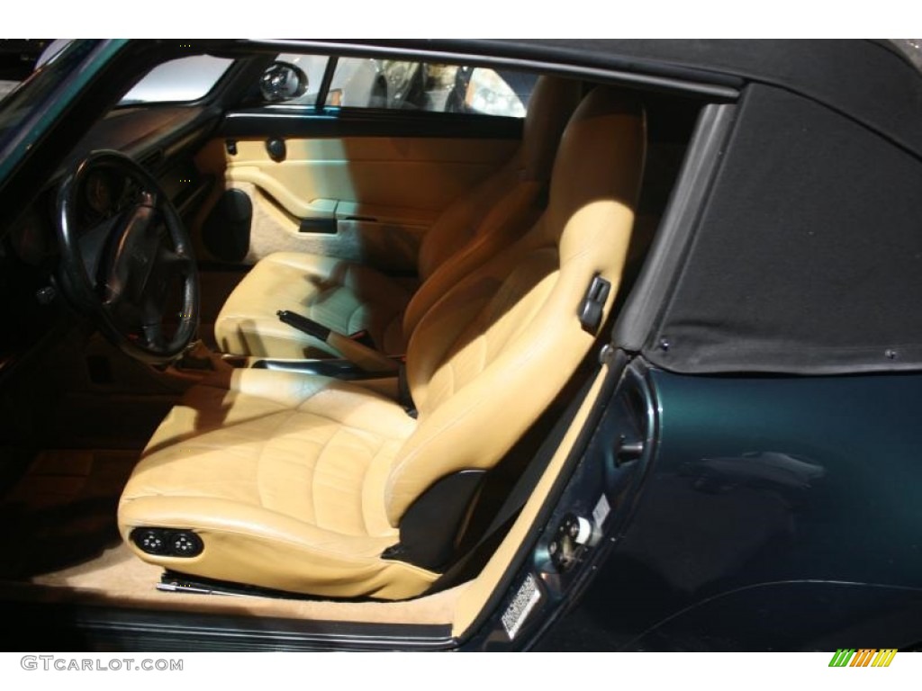 1997 911 Carrera Cabriolet - Forest Green Metallic / Cashmere photo #35