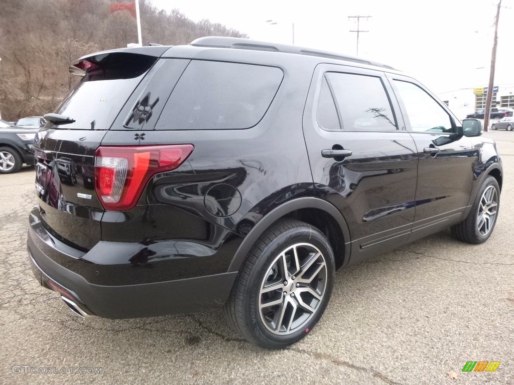 2017 Explorer Sport 4WD - Shadow Black / Ebony Black photo #2