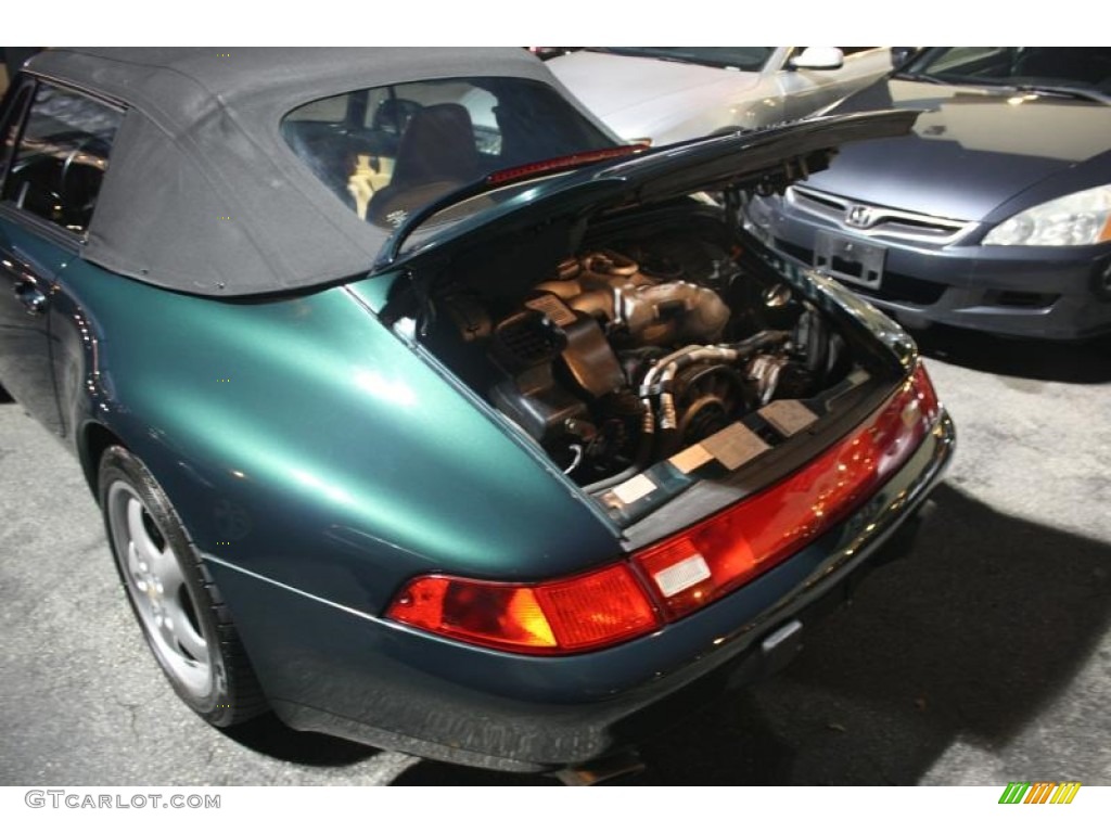 1997 911 Carrera Cabriolet - Forest Green Metallic / Cashmere photo #45