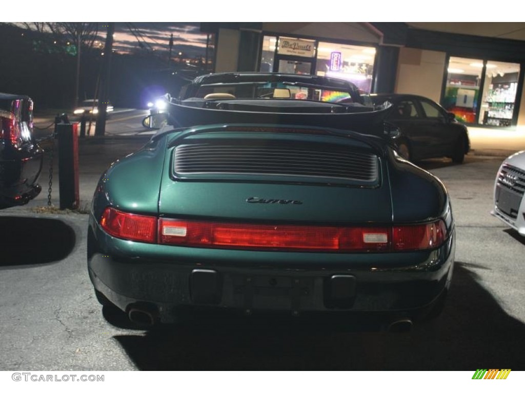 1997 911 Carrera Cabriolet - Forest Green Metallic / Cashmere photo #50