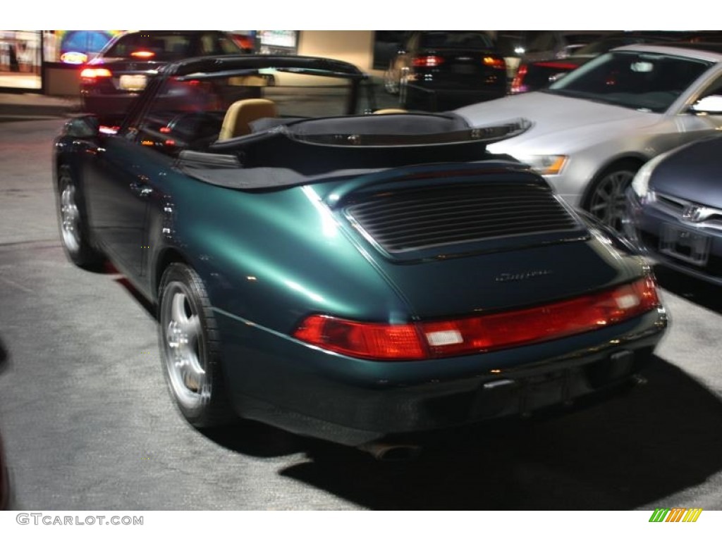 1997 911 Carrera Cabriolet - Forest Green Metallic / Cashmere photo #51