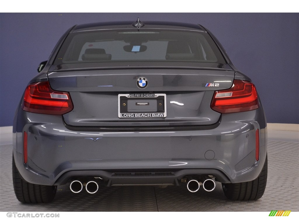 2017 M2 Coupe - Mineral Grey Metallic / Dakota Black/Blue Highlight photo #5