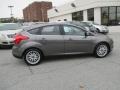 2014 Sterling Gray Ford Focus Titanium Hatchback  photo #9