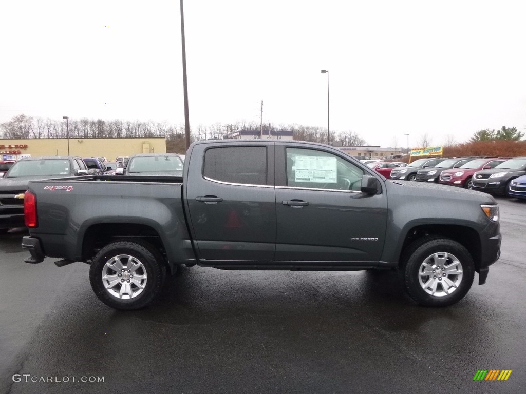Cyber Gray Metallic 2017 Chevrolet Colorado LT Crew Cab 4x4 Exterior Photo #117403871