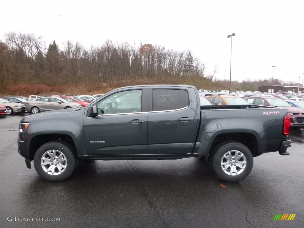 Cyber Gray Metallic 2017 Chevrolet Colorado LT Crew Cab 4x4 Exterior Photo #117403976