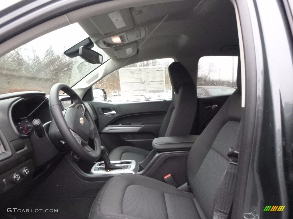 Jet Black Interior 2017 Chevrolet Colorado LT Crew Cab 4x4 Photo #117404021