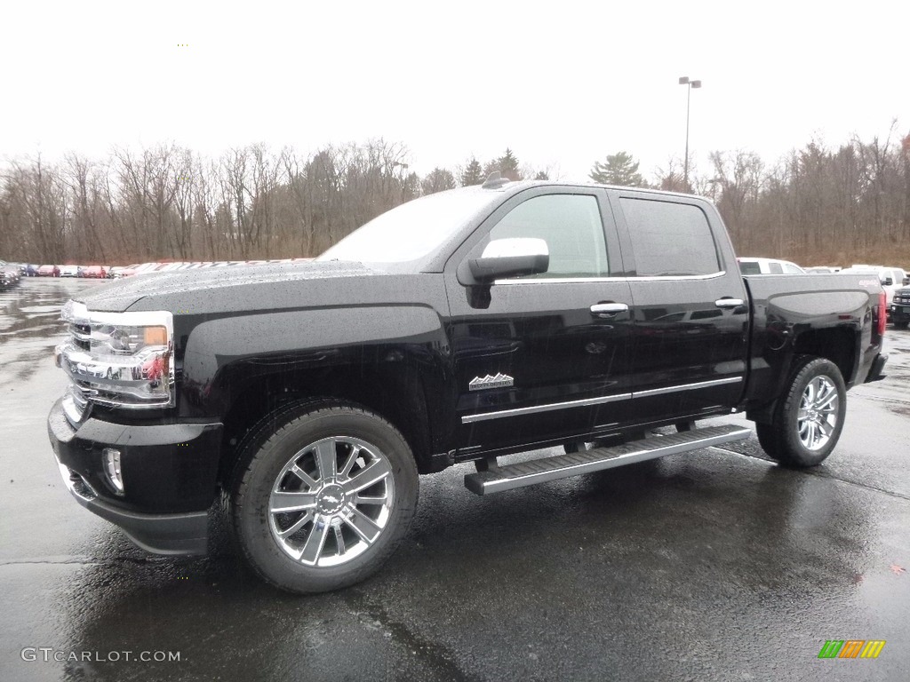 2017 Silverado 1500 High Country Crew Cab 4x4 - Black / High Country Saddle photo #1