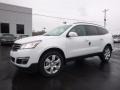 2017 Summit White Chevrolet Traverse LT AWD  photo #1