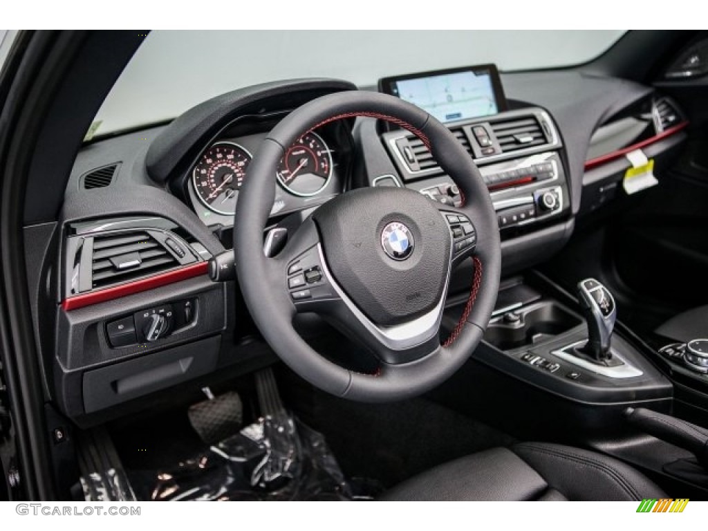 2017 BMW 2 Series 230i Convertible Black Dashboard Photo #117405944