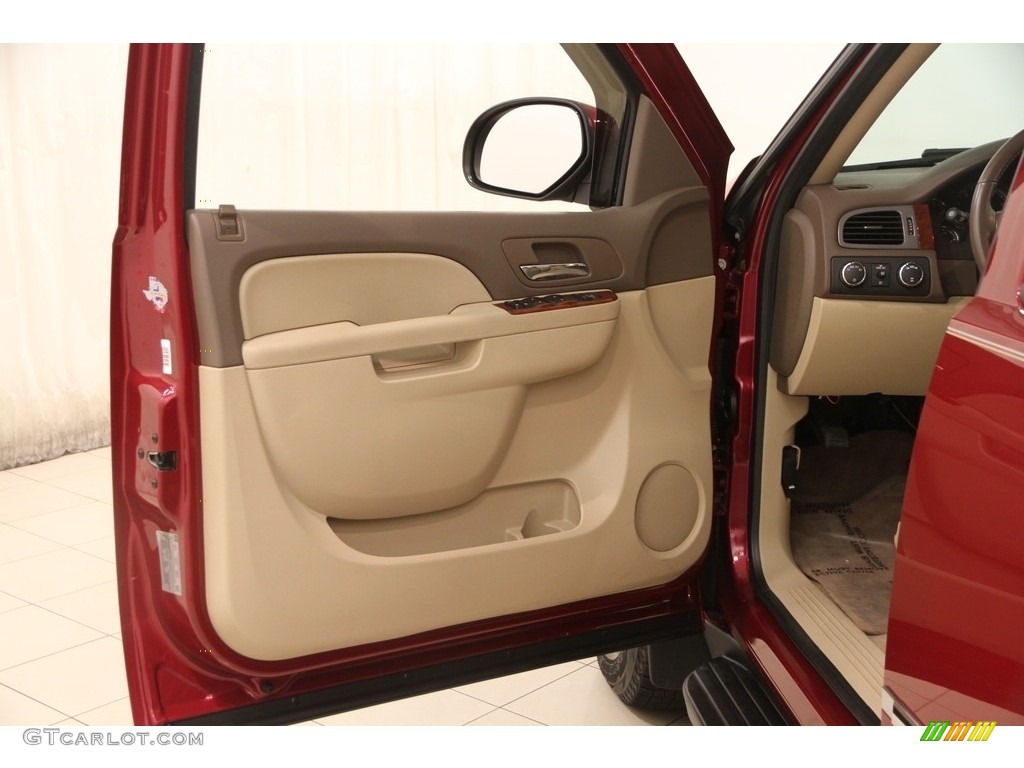 2011 Suburban LT 4x4 - Red Jewel Tintcoat / Light Cashmere/Dark Cashmere photo #4