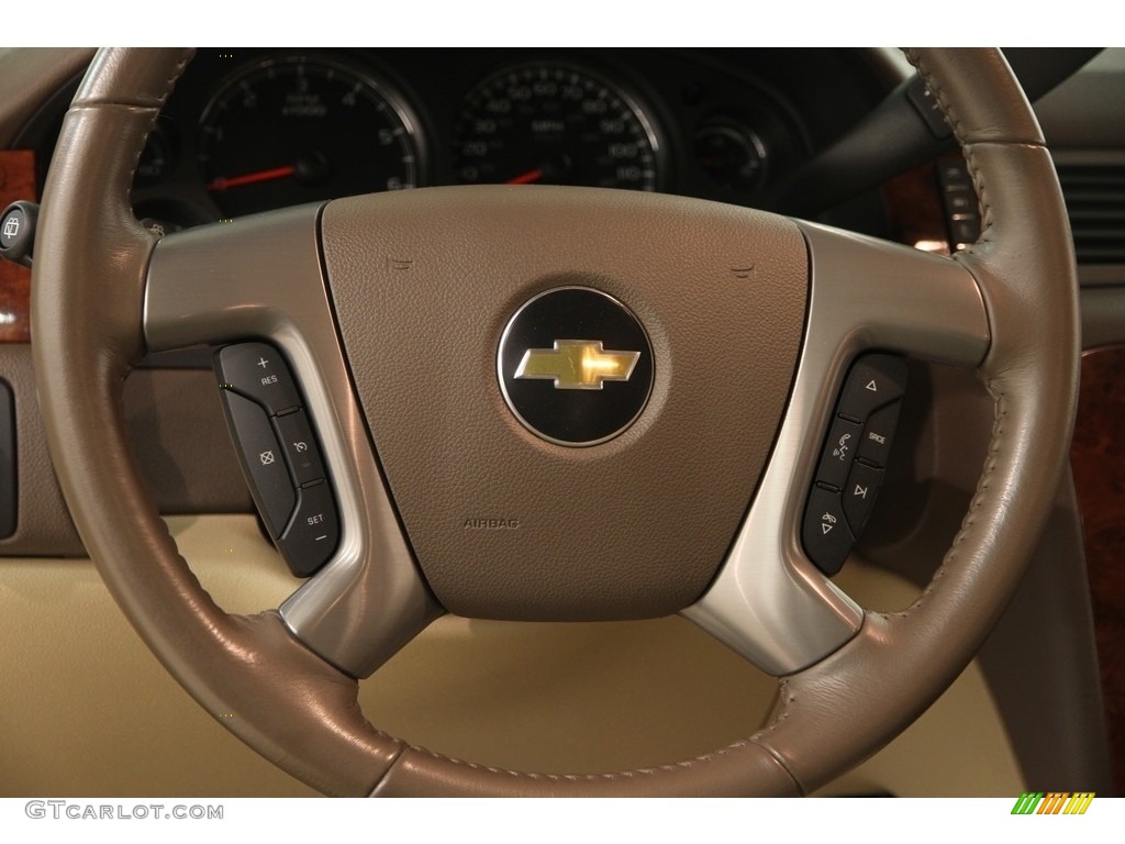 2011 Suburban LT 4x4 - Red Jewel Tintcoat / Light Cashmere/Dark Cashmere photo #7