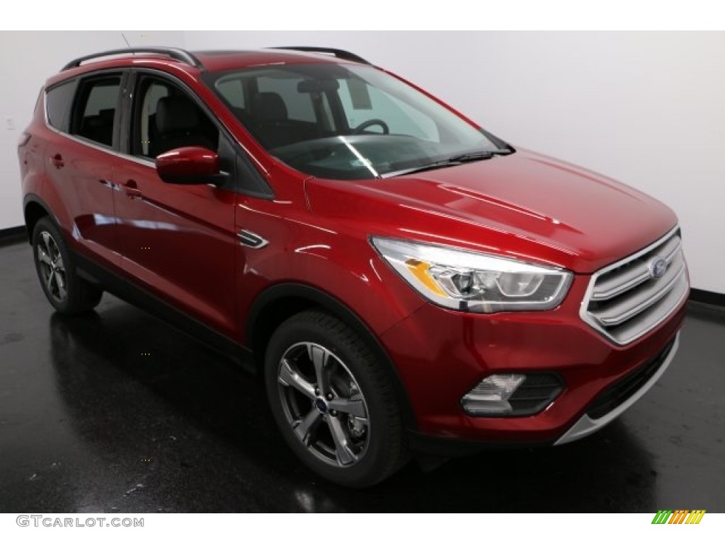 Ruby Red 2017 Ford Escape SE 4WD Exterior Photo #117406847