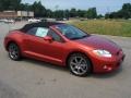 2008 Sunset Orange Pearlescent Mitsubishi Eclipse Spyder GT  photo #11