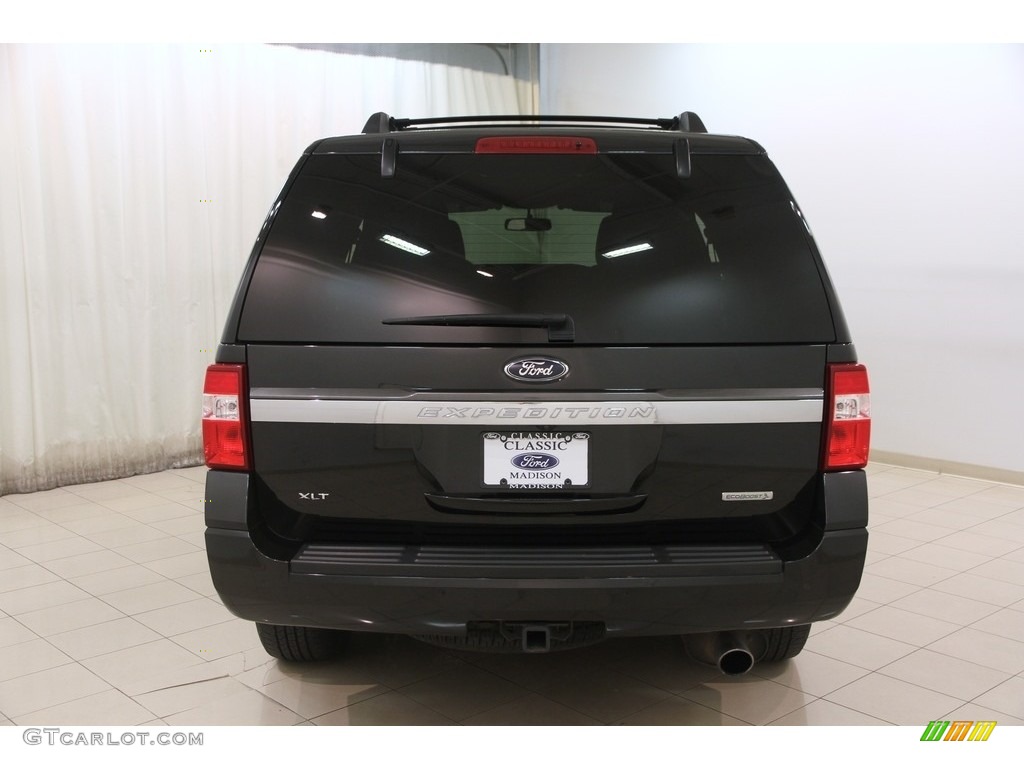 2015 Expedition XLT 4x4 - Tuxedo Black Metallic / Ebony photo #18