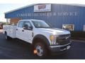 Oxford White - F450 Super Duty XL Crew Cab Chassis Photo No. 1