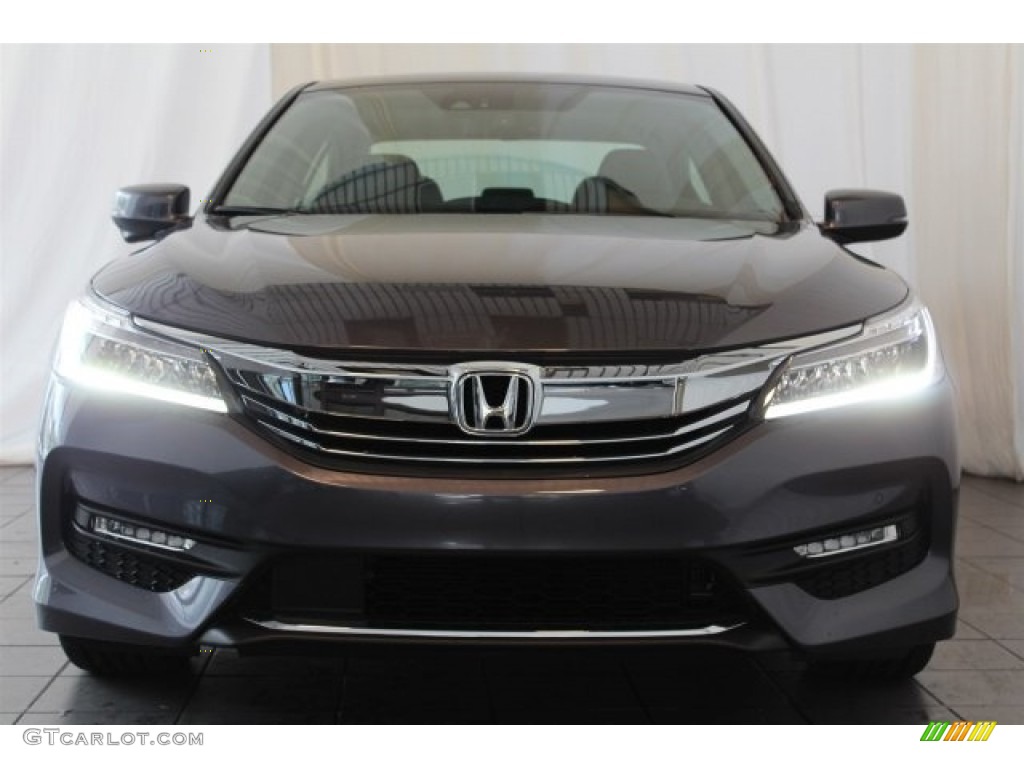 2017 Accord Touring Sedan - Modern Steel Metallic / Gray photo #4