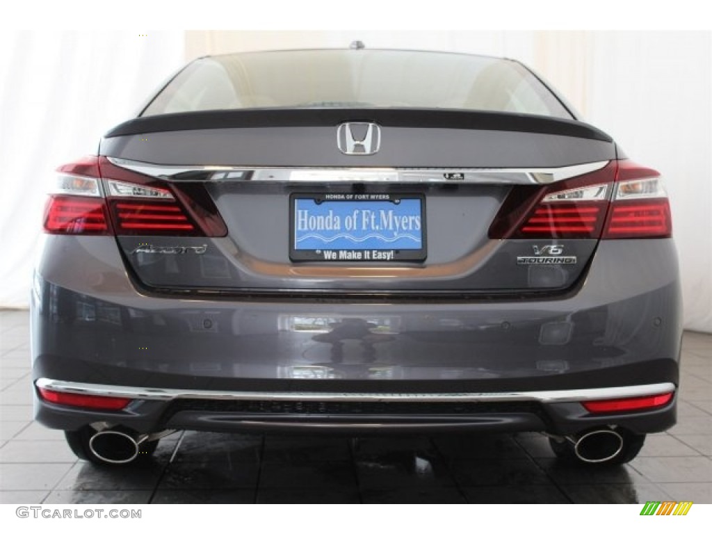 2017 Accord Touring Sedan - Modern Steel Metallic / Gray photo #6