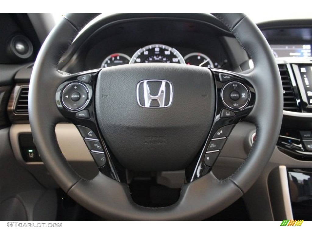 2017 Accord Touring Sedan - Modern Steel Metallic / Gray photo #13