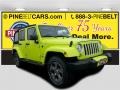 2017 Hypergreen Jeep Wrangler Unlimited Sahara 4x4  photo #1