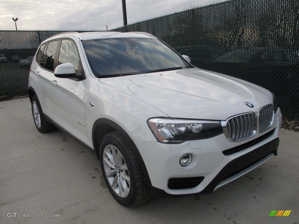 Alpine White 2017 BMW X3 xDrive28i Exterior Photo #117417536