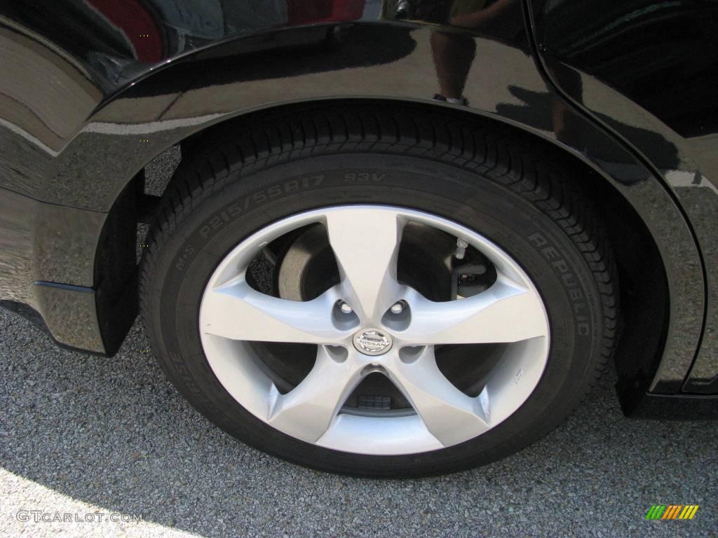 2007 Altima 3.5 SE - Super Black / Charcoal photo #7