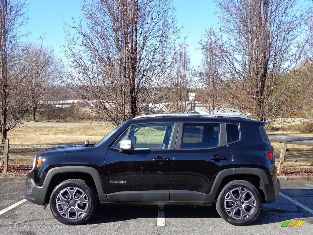 Black 2017 Jeep Renegade Limited 4x4 Exterior Photo #117419222
