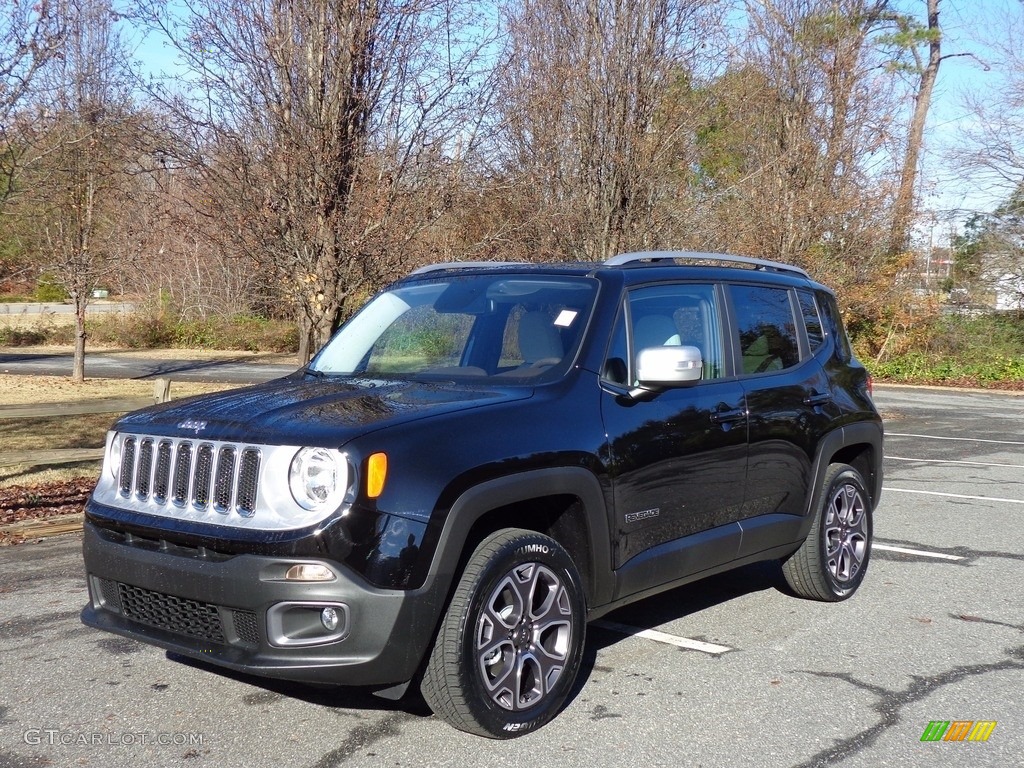 Black 2017 Jeep Renegade Limited 4x4 Exterior Photo #117419258