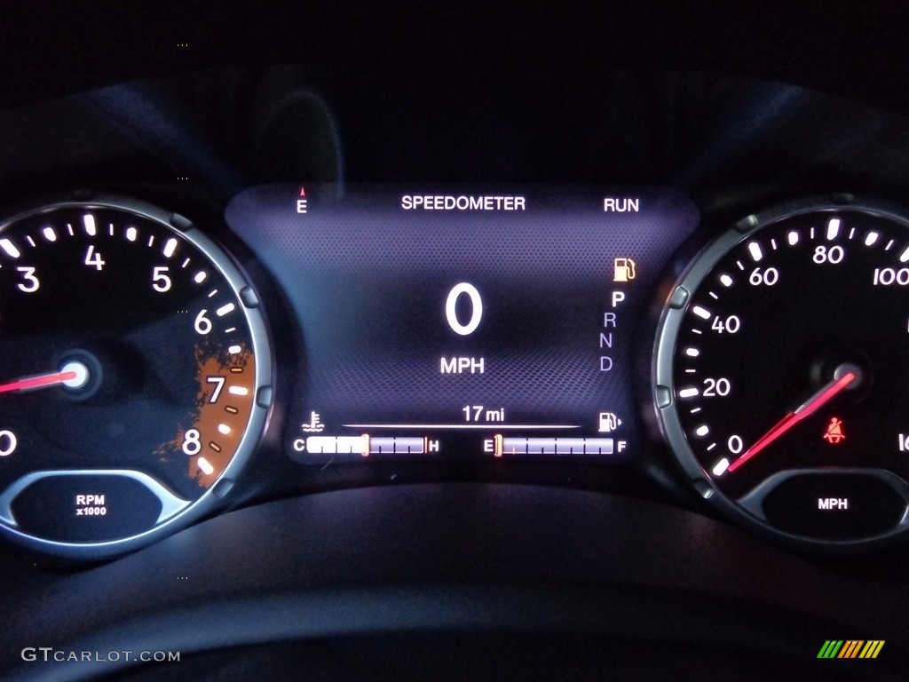 2017 Jeep Renegade Limited 4x4 Gauges Photo #117419612