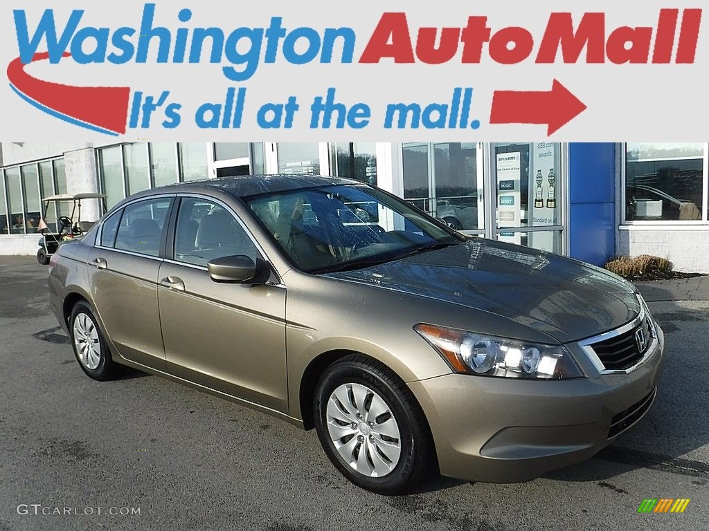 2008 Accord LX Sedan - Bold Beige Metallic / Ivory photo #1