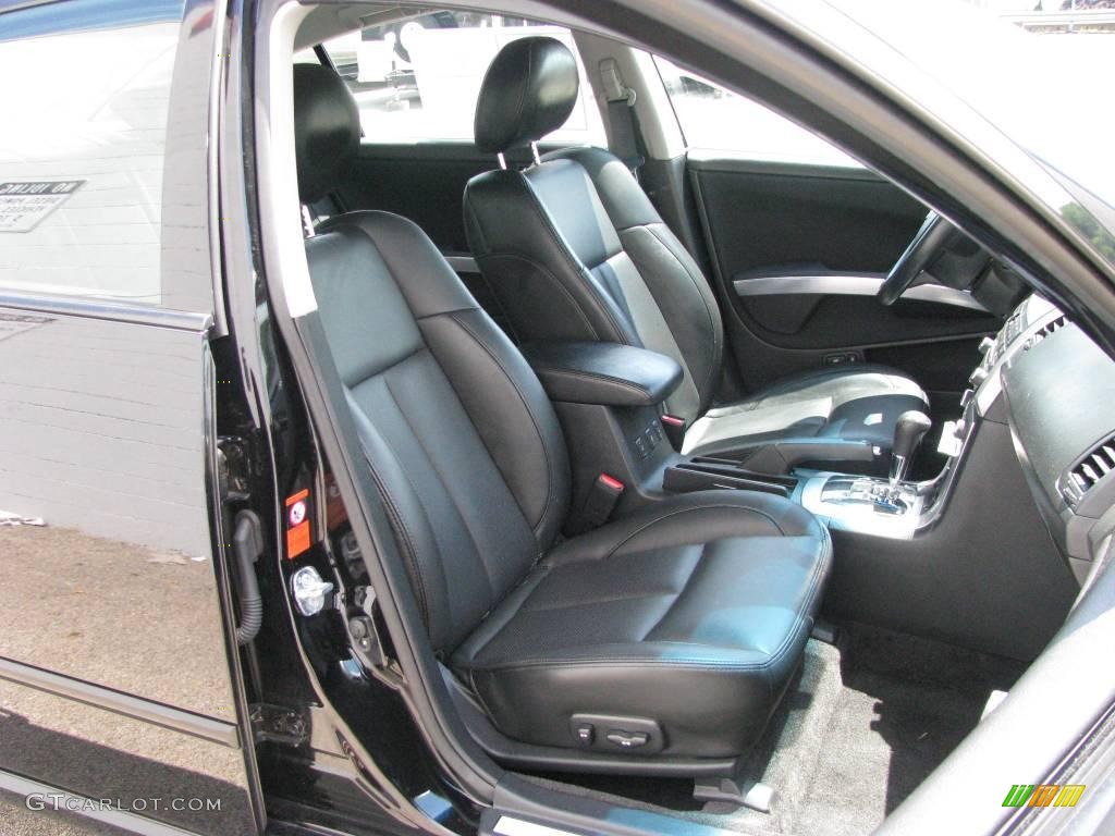 2008 Maxima 3.5 SE - Super Black / Charcoal Black photo #8