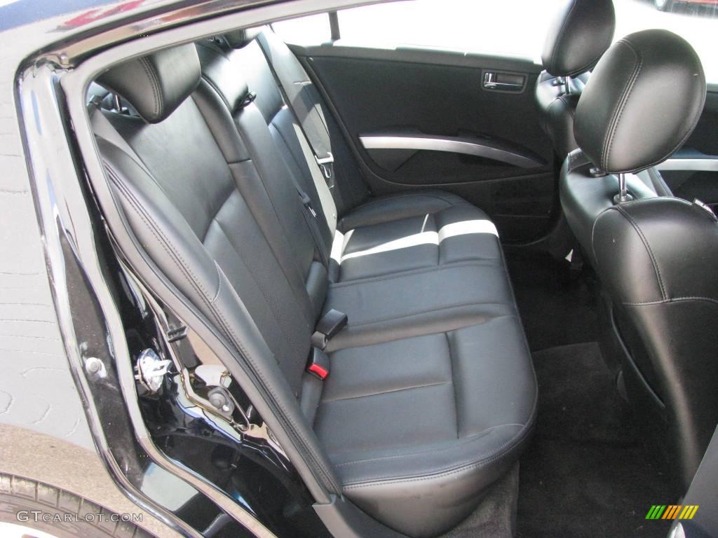 2008 Maxima 3.5 SE - Super Black / Charcoal Black photo #13